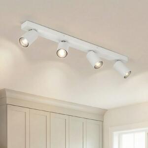 OSRAM тавански прожектор OCTAGON, бял, 4-крилен, GU10-LED 927 dim, Затъмняване, Бял, Дневна/трапезария, Метал, Модерен