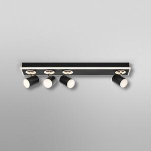 OSRAM LED тавански прожектор MARS CLICK-SELECT, 4 спота, черен, Черен, Дневна/трапезария, Метал, Модерен
