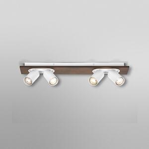 OSRAM тавански прожектор MERCURY, бял, 4 спота GU10-LED 927 dim, Затъмняване, Бял, Дневна/трапезария, Метал, Модерен