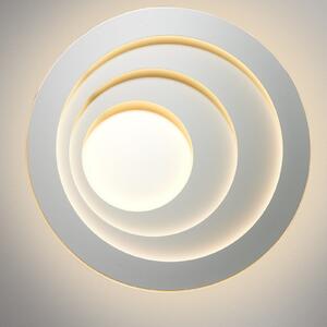 OSRAM LED плафон ORBIS SPIRAL ROUND Ø 52cm бял up/down, Бял, Дневна/трапезария, Метал, Модерен