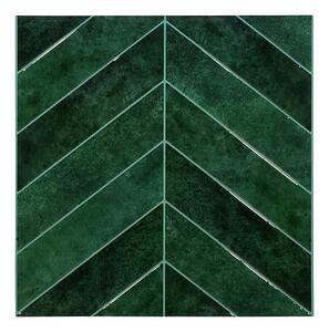Стикери atmosphera Caro Chevrons, Тъмнозелен 30×30 cm, 2 бр