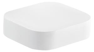 Фиксирана сапунерка GEDY Outline, бял мат