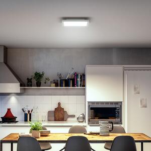 Philips Hue LED панел White Ambiance Aurelle, 30x30cm, бял, Затъмняване, Бял, Дневна/трапезария, Метал, Модерен