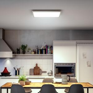 Philips Hue LED панел White Ambiance Aurelle, 60x60cm, бял, Затъмняване, Бял, Дневна/трапезария, Метал, Модерен