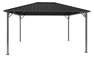 Garden Point Itaka 3x4 антрацитна градинска беседка