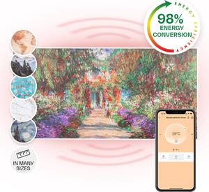 Klarstein Wonderwall Air Art Smart, инфрачервен нагревател, 120 х 60 см, 700 W, приложение, градински път