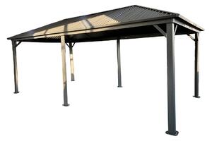 Метална беседка Сардиния 3x6 Garden Point антрацит