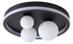 Searchlight 73380BK - LED таванно осветително тяло TRIDENT LED/20W/230V Ø 40 см