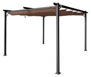 Кафява пергола La Palma 3x4m Garden Point terrace pergola