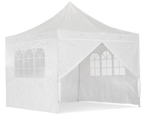 Бяла градинска шатра Essen 3x3m express със странични стени Garden Point