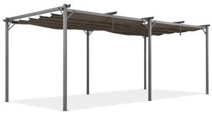 Кафява пергола за тераса La Palma 3x6m Garden Point
