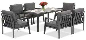 Алуминиеви градински мебели Zakintos Premium 6 anthracite Garden Point
