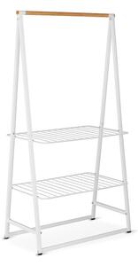 Многофункционална закачалка за дрехи Brabantia Linn 1008930, Стомана, Бял