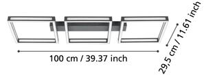 Eglo 99789 - LED Лампа ALTAFLOR 3xLED/11,2W/230V черна