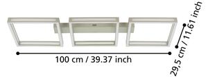 Eglo 99786 - LED Лампа ALTAFLOR 3xLED/11,2W/230V матов хром