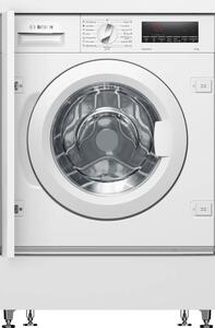Перална машина Bosch WIW28542EU SER6, клас C, капацитет 8кг., 1400 оборота в минута, за вграждане, Aquastop, EcoSilence Drive, бяла
