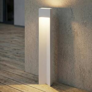 Lucande LED осветление за пътеки Kaholo, светлосиво, 90 см, IP44, Сив, Алуминий, Модерен