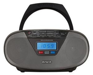 Радио Aiwa CDT-200BK, 6W RMS (3W + 3W), Bluetooth, USB, Jack 3.5mm, вграден часовник, аларма, черно