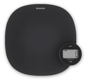 Кухненска везна Brabantia Tasty+ 1001253, До 5 кг, Без нужда от батерии, ТАРА, Дигитален дисплей, Тъмносив
