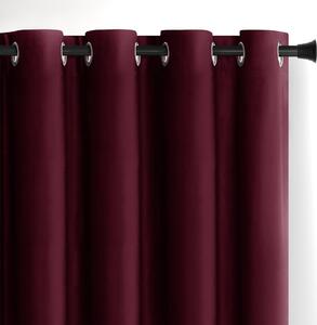 Бордо затъмняващо перде 140x245 cm Eyelets – Restilo