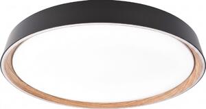 LED димируемо таванно осветително тяло ILVI LED/30W/230V 2700-6500K Ø 40 см черно/бежово + с дистанционно управление