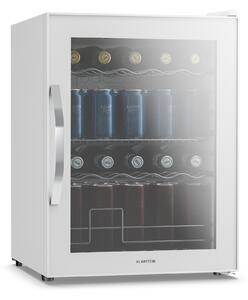 Klarstein Хладилник за напитки Beersafe с огледална стъклена врата | 64 x 48 см | 85 W | 60 литра | Бял