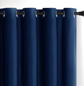 Тъмносиньо dimout перде 140x270 cm Eyelets – Restilo