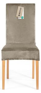 Сиво-бежово ластично покривало за стол 48 cm Sento – Restilo