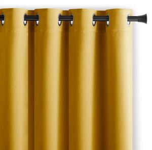 Жълто затъмняващо перде 140x175 cm Kierra – Restilo