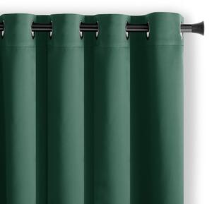 Тъмнозелено затъмняващо перде 140x245 cm Eyelets – Restilo
