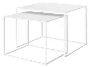Бели метални масички за кафе в комплект 2 бр. 50x60 cm Fera – Blomus