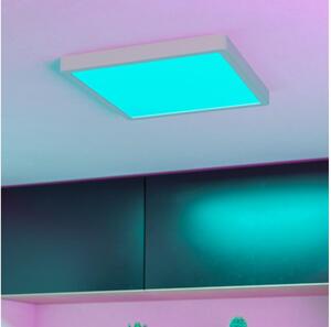 Eglo 901379 - LED RGBW димируемо опушено таванно осветително тяло FUEVA-Z LED/13,5W/230V 29,5cm IP44 бяло