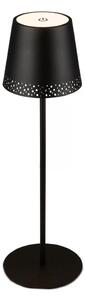 Brilo - LED презареждаема настолна лампа с докосване KIKI LED/2,6W/5V IP44 2600 mAh черна