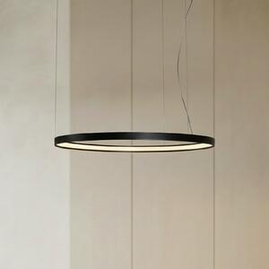 SOLLUX LIGHTING LED висяща лампа Rio 110, хоризонтална, 3 000 K, черна, Черен, Кухня, Алуминий, Модерен