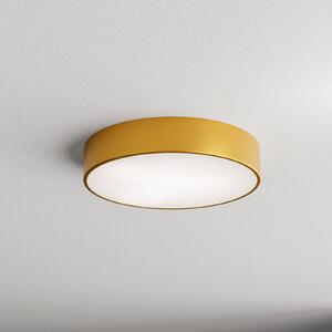 TEMAR LIGHTING Таванна лампа Cleo 400, IP54, Ø 40 cm златна, Затъмняване, Злато / месинг, Дневна/трапезария, Метал