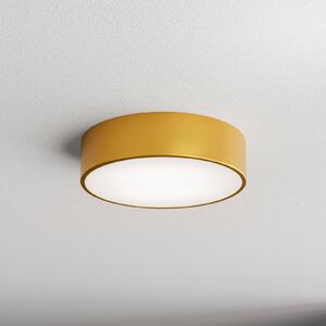 TEMAR LIGHTING Таванска лампа Cleo 300, IP54, Ø 30 cm златна, Затъмняване, Злато / месинг, Дневна/трапезария, Метал
