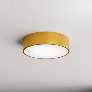 TEMAR LIGHTING Таванна лампа Cleo 300, златна, сензор, IP54, Ø 30 cm, метал, Злато / месинг, Коридор, Метал, Модерен