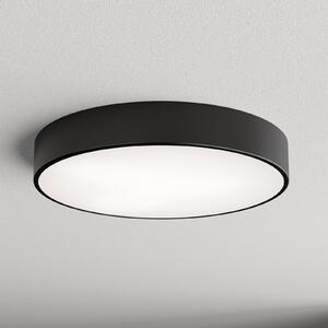 TEMAR LIGHTING Таванска лампа Cleo, Ø 50 cm, IP20, черна, метал, E27, Затъмняване, Черен, Дневна/трапезария, Метал, Модерен