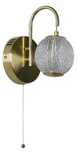 Searchlight 51481SB - LED настенно осветително тяло ALLURE LED/5W/230V