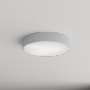 TEMAR LIGHTING Таванна лампа Cleo 400, сива, сензор, IP54, Ø 40 cm, метал, Сив, Коридор, Метал, Модерен