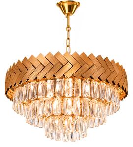 Висяща Кристална Лампа APP1942-3CP 50cm Gold