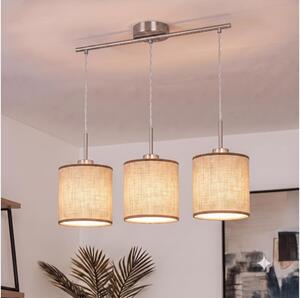 Brilagi - LED полилей на кабел NUBILA 3xE27/60W/230V кафяв