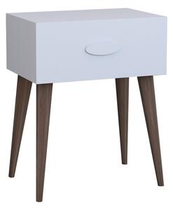 Laber бяло меламиново нощно шкафче Laber 45x30x57,5 cm