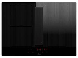 Аспириращ плот за вграждане Elica NikolaTesla Velvet BL/A/72, 7.2 kW, Мощност на абсорбация 620 m3/h, Autocapture, Comfort Silence, Bridge Zone, Stop&Go, Черен