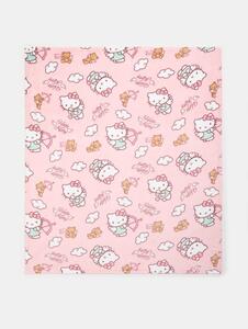 Sinsay - Одеяло Hello Kitty - пастелнорозово