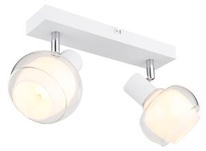 Globo 54309-2W - Точково осветително тяло TOKKI 2xE14/40W/230V бяло