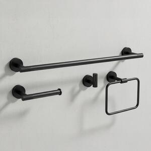 Комплект аксесоари за баня GRID Black 4 части