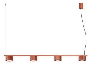 Sollux SL.2699 - Полилей на кабел AURA 4xGX53/10W/230V, червен
