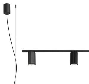Sollux SL.2712 - Полилей на кабел KARBON 4xGU10/10W/230V черен