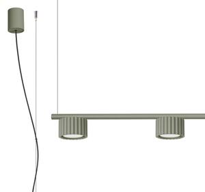 Sollux SL.2698 - Подвесен полилей AURA на кабел, 4xGX53/10W/230V, зелен